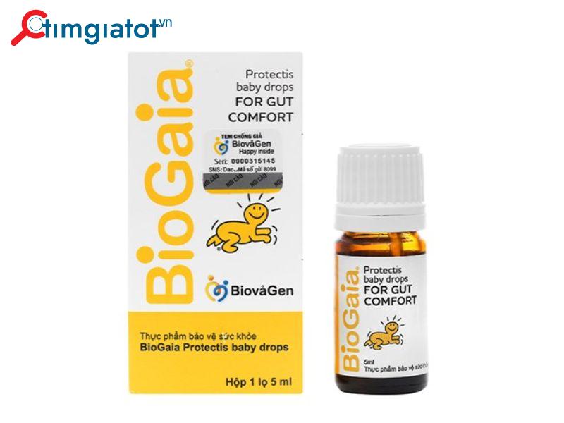 Biogaia Protectis Baby là một loại men vi sinh được tách ra từ sữa mẹ và chứa chủng vi khuẩn L.reuteri Protectis có lợi.