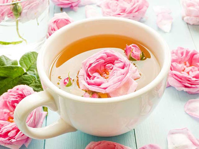cách làm trà hoa hồng