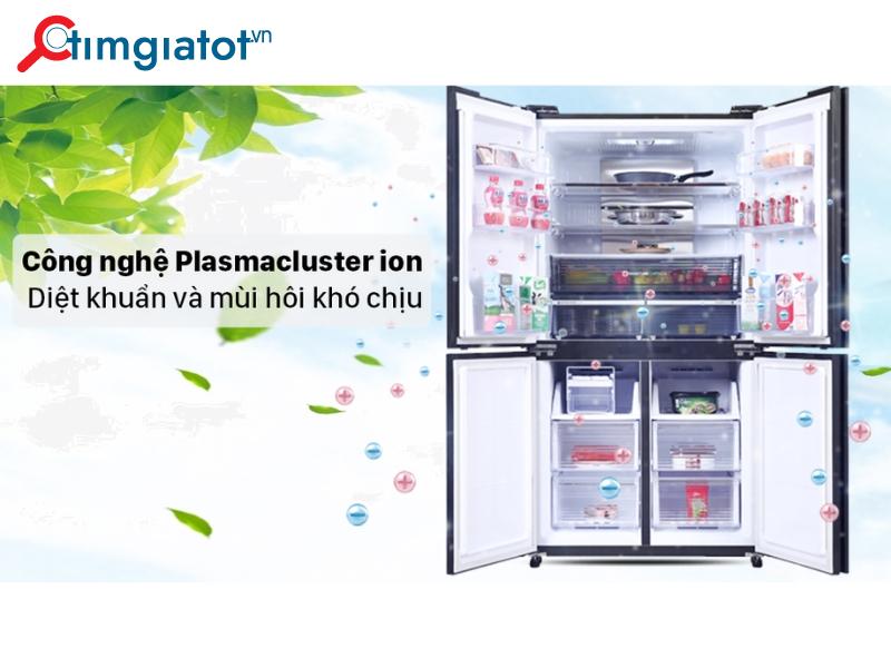 Tủ lạnh Sharp Inverter 224 lít SJ-X252AE-DS có một số ưu điểm