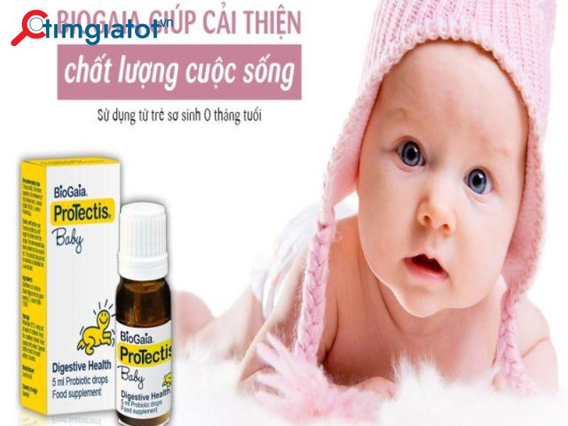 Men vi sinh Biogaia là một trong những sản phẩm được khuyên dùng cho trẻ sơ sinh.