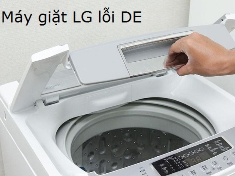 Máy giặt LG báo lỗi DE 