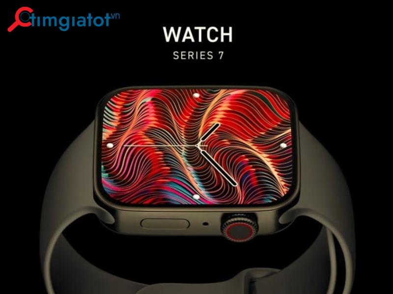Thiết kế của sản phẩm Apple Watch Series 7 tinh tế, sang trọng.