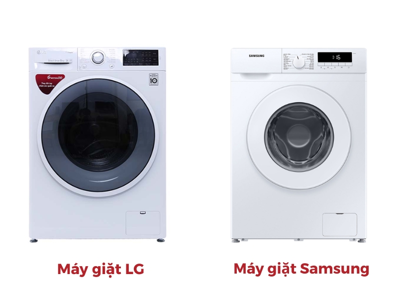 so sánh máy giặt lg và samsung