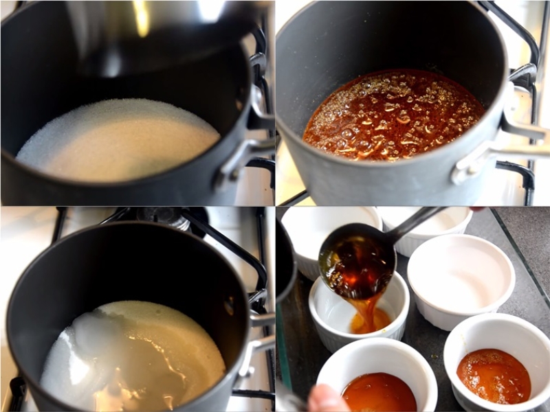 cách làm bánh flan với 5 quả trứng
