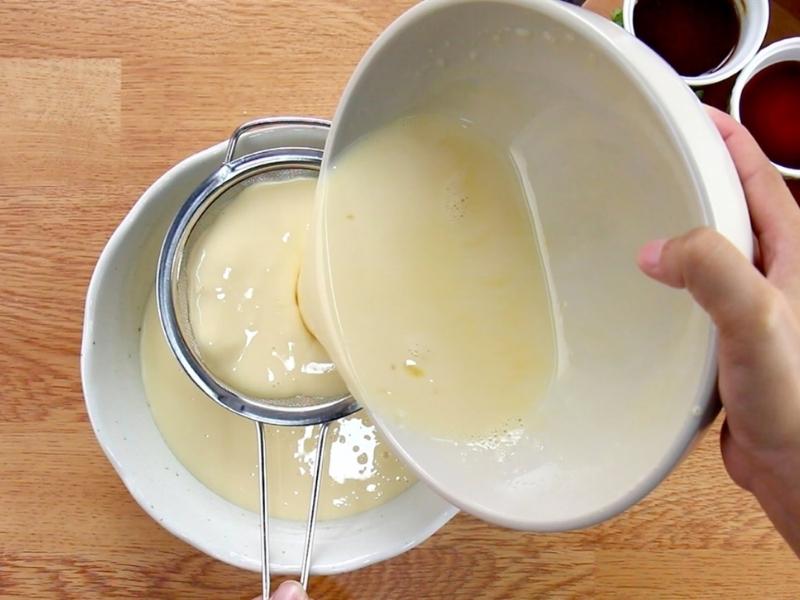 cách làm bánh flan với 3 quả trứng
