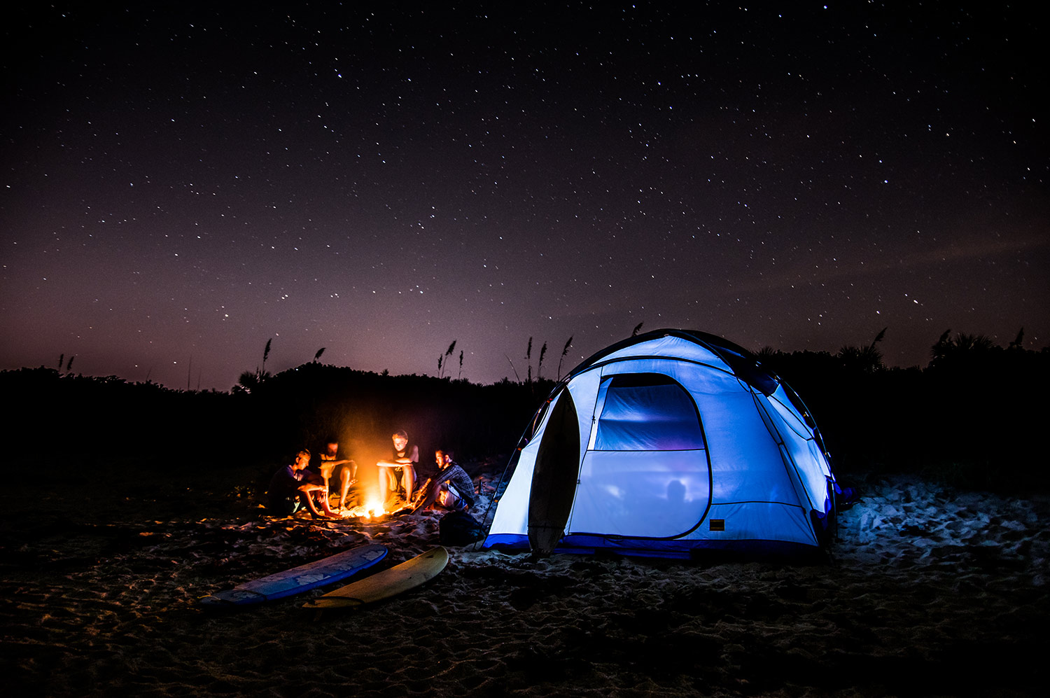kinh nghiệm cắm trại qua đêm